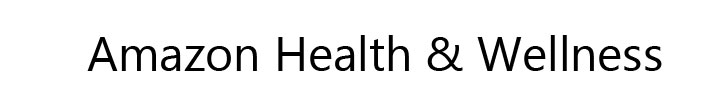 Health & Wellness at Amazon Fugality Logo